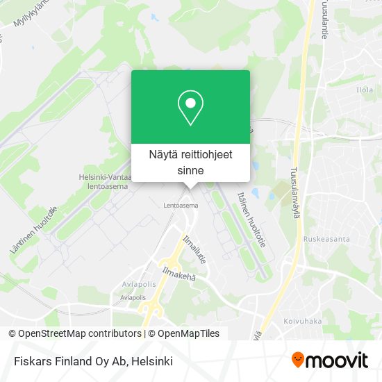 Fiskars Finland Oy Ab kartta
