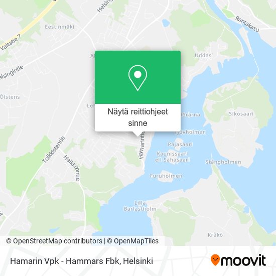 Hamarin Vpk - Hammars Fbk kartta