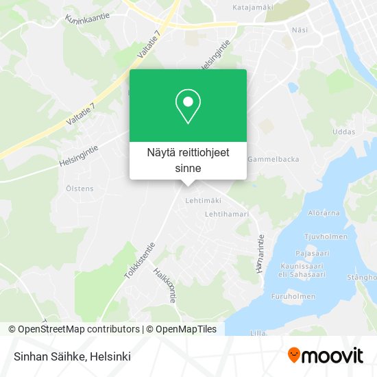 Sinhan Säihke kartta