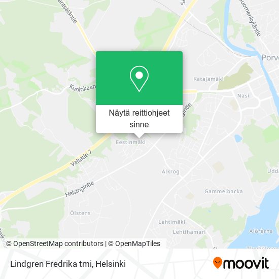 Lindgren Fredrika tmi kartta