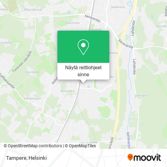 Tampere kartta
