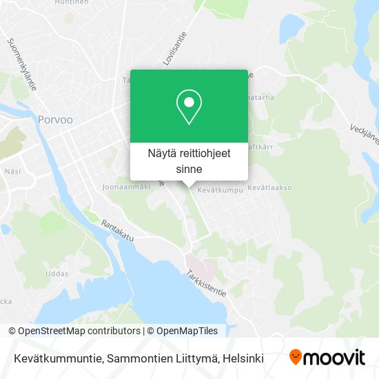 Kevätkummuntie, Sammontien Liittymä kartta