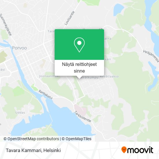 Tavara Kammari kartta