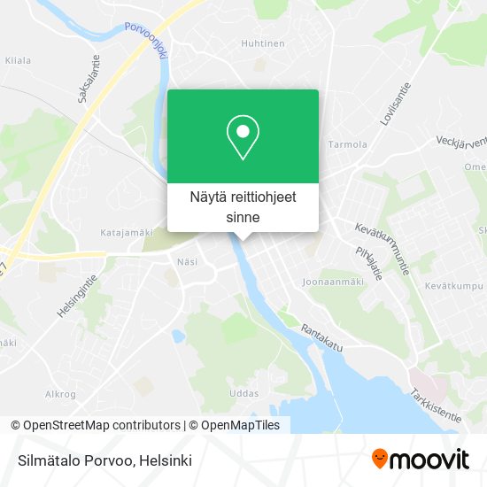 Silmätalo Porvoo kartta