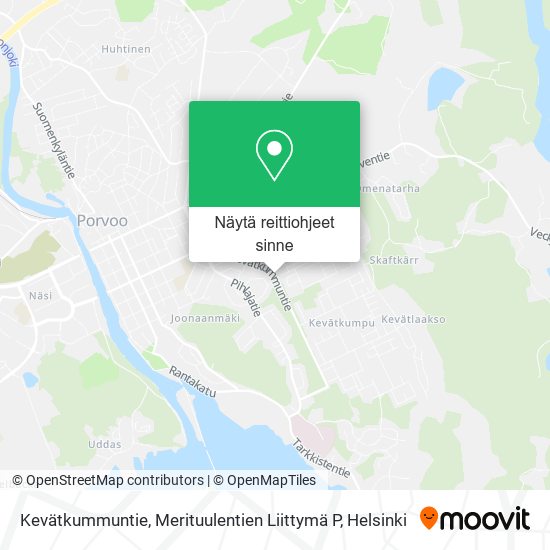 Kevätkummuntie, Merituulentien Liittymä P kartta