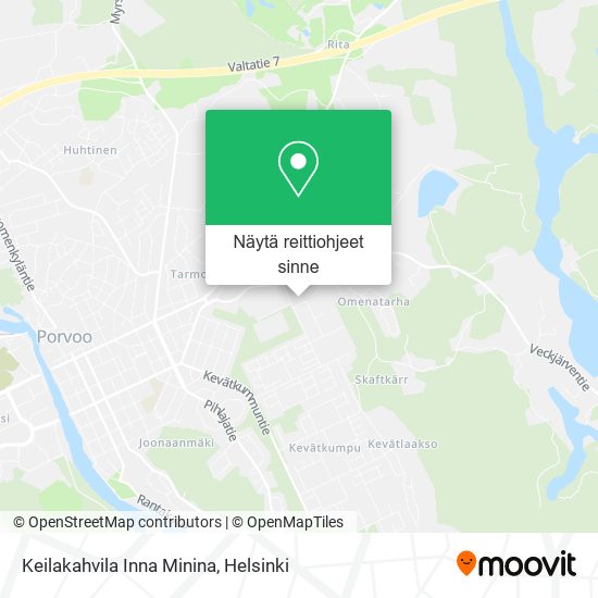 Keilakahvila Inna Minina kartta