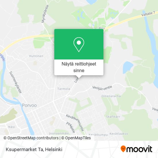 Ksupermarket Ta kartta