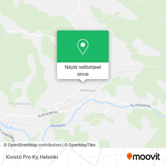 Kivistö Pro Ky kartta