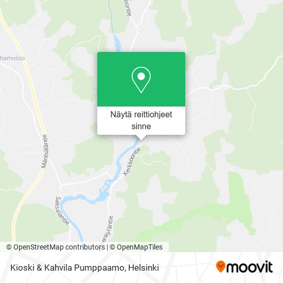 Kioski & Kahvila Pumppaamo kartta