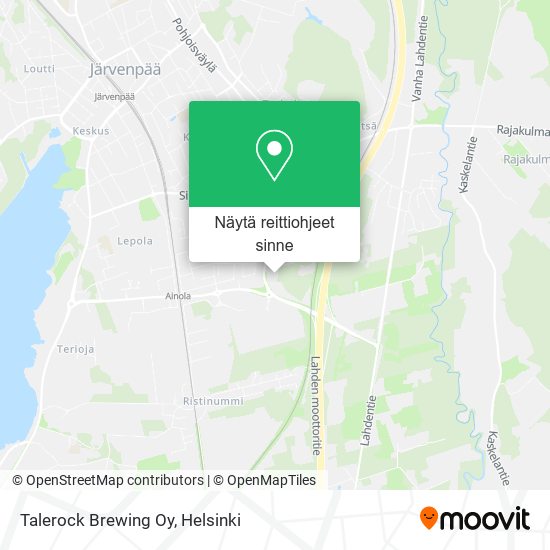 Talerock Brewing Oy kartta