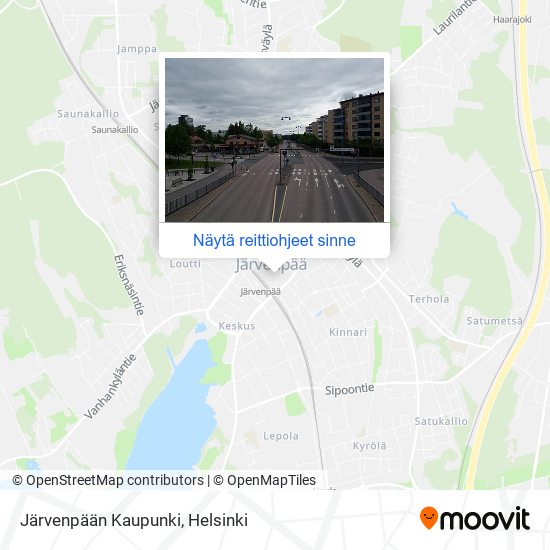Järvenpään Kaupunki kartta