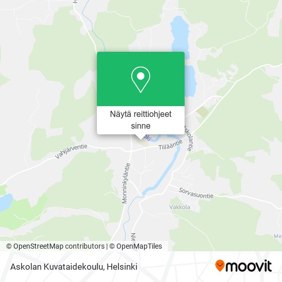 Askolan Kuvataidekoulu kartta