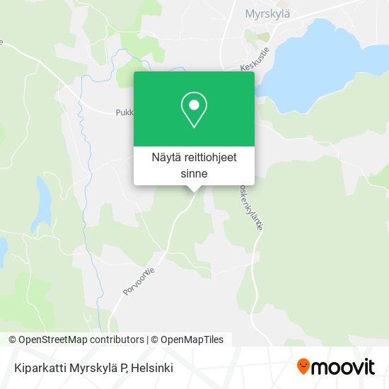 Kiparkatti Myrskylä P kartta