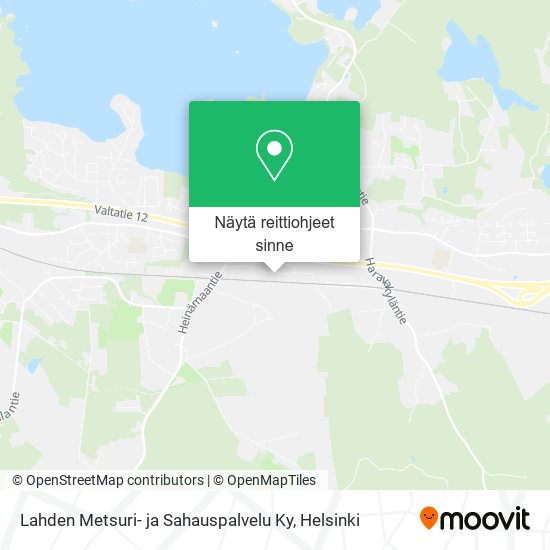 Lahden Metsuri- ja Sahauspalvelu Ky kartta