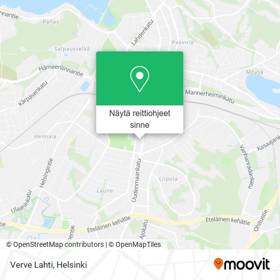 Verve Lahti kartta