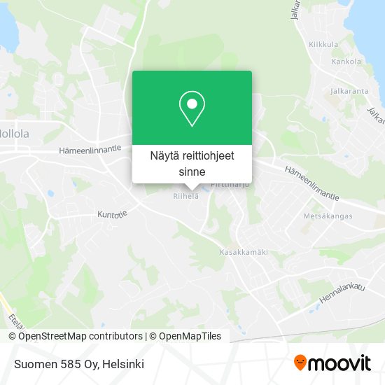 Suomen 585 Oy kartta