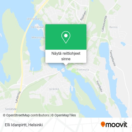 Elli Idanpirtt kartta
