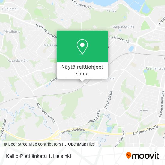 Kallio-Pietilänkatu 1 kartta