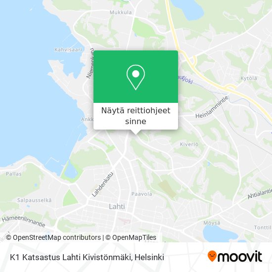 K1 Katsastus Lahti Kivistönmäki kartta