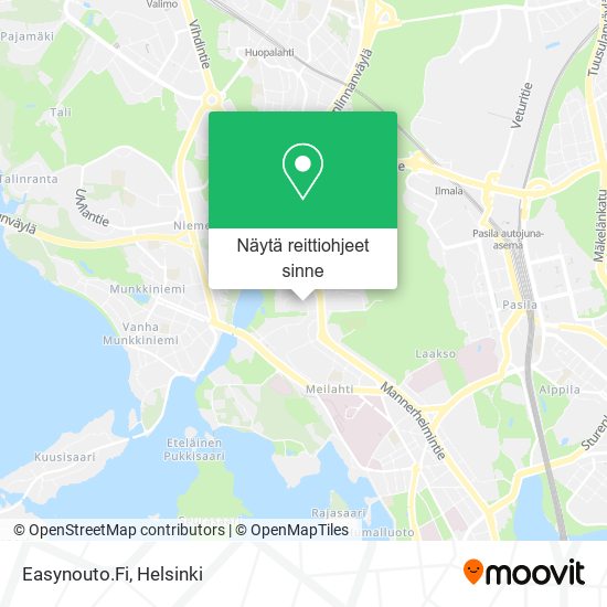 Easynouto.Fi kartta