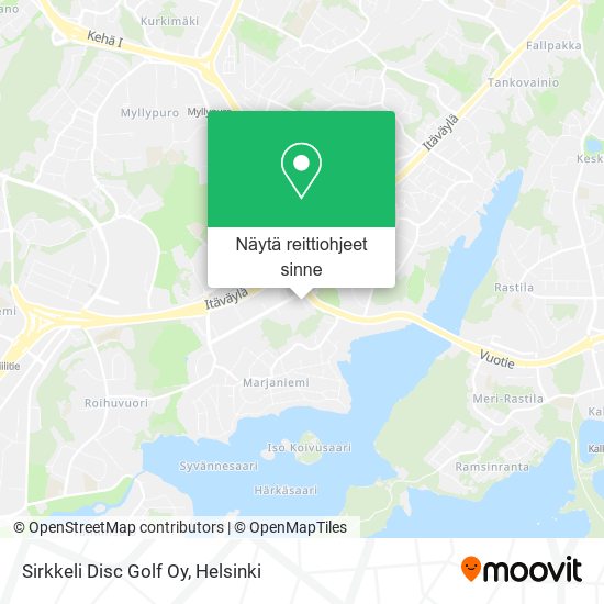 Sirkkeli Disc Golf Oy kartta