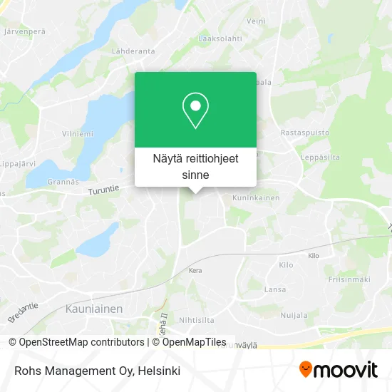 Rohs Management Oy kartta