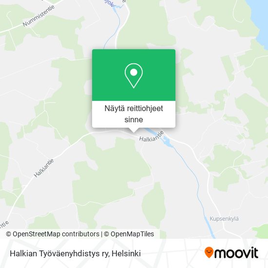 Halkian Työväenyhdistys ry kartta