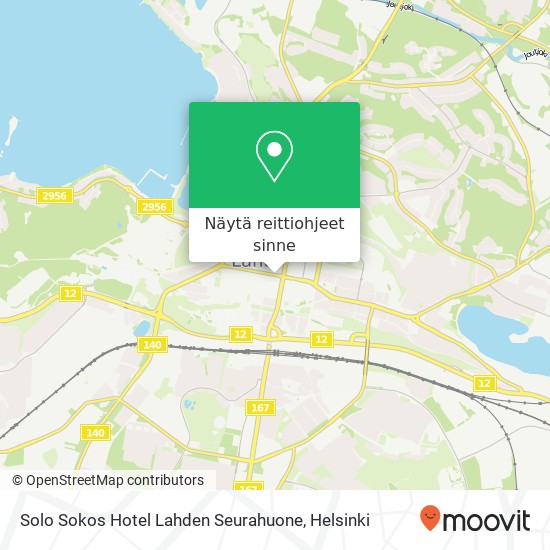 Solo Sokos Hotel Lahden Seurahuone kartta