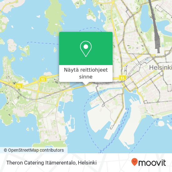 Theron Catering Itämerentalo kartta