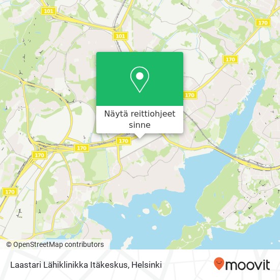 Laastari Lähiklinikka Itäkeskus kartta