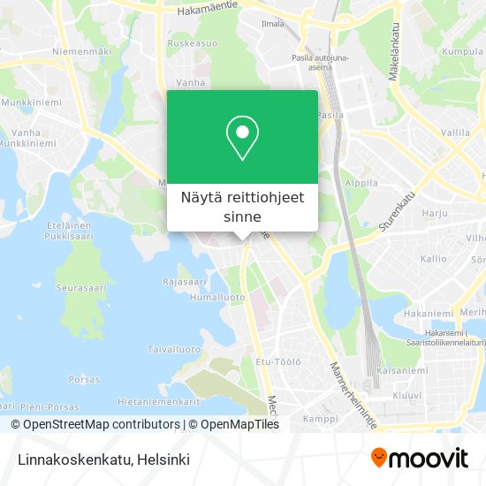 Linnakoskenkatu kartta