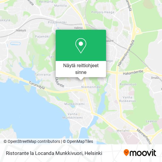 Ristorante la Locanda Munkkivuori kartta