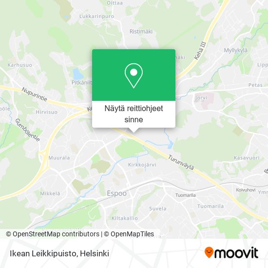 Ikean Leikkipuisto kartta