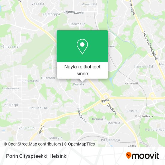 Porin Cityapteekki kartta
