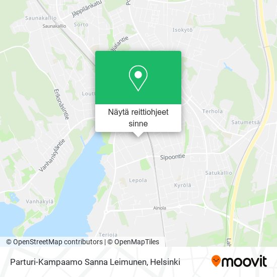 Parturi-Kampaamo Sanna Leimunen kartta