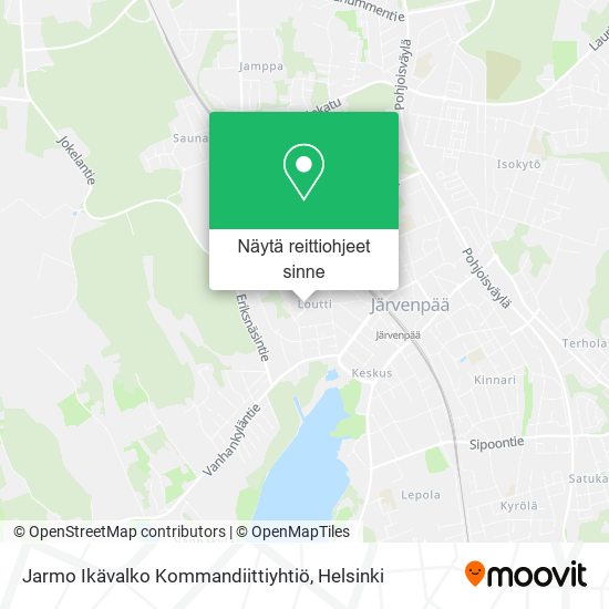 Jarmo Ikävalko Kommandiittiyhtiö kartta