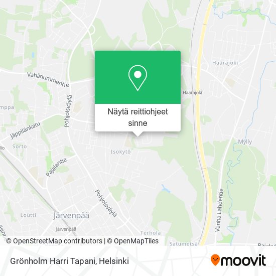 Grönholm Harri Tapani kartta