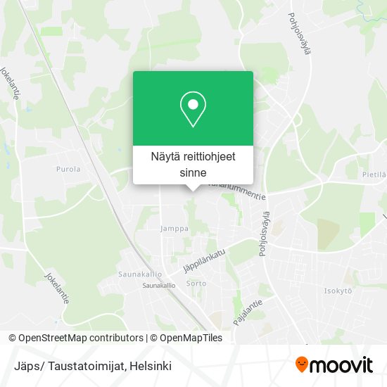 Jäps/ Taustatoimijat kartta