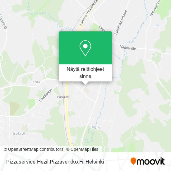 Pizzaservice-Hezil.Pizzaverkko.Fi kartta