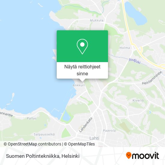 Suomen Poltintekniikka kartta