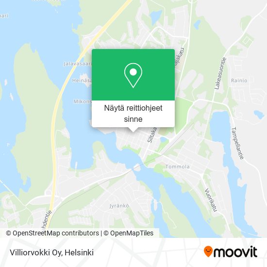Villiorvokki Oy kartta