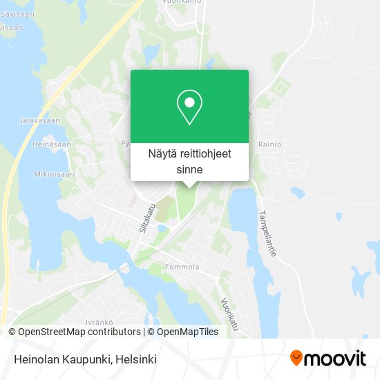 Heinolan Kaupunki kartta