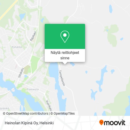 Heinolan Kipinä Oy kartta
