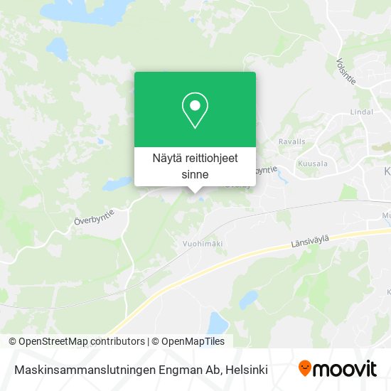 Maskinsammanslutningen Engman Ab kartta