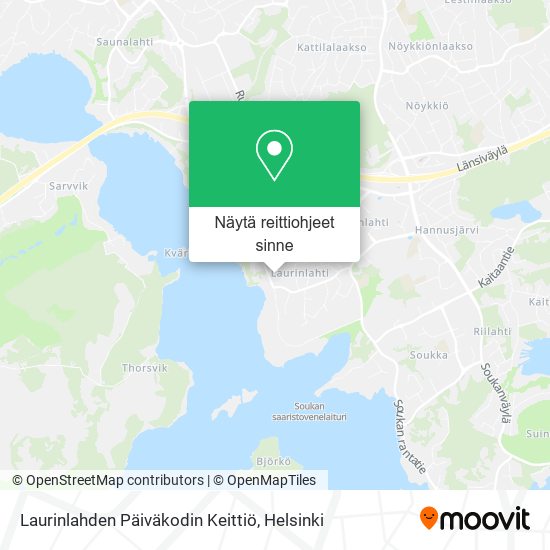 Laurinlahden Päiväkodin Keittiö kartta