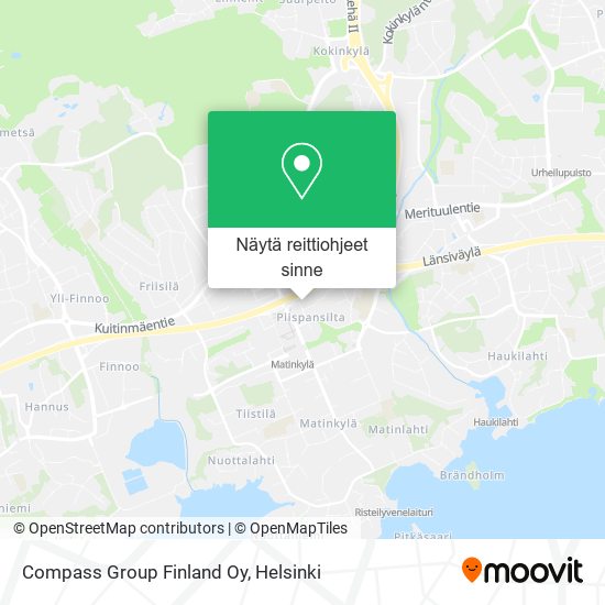 Compass Group Finland Oy kartta