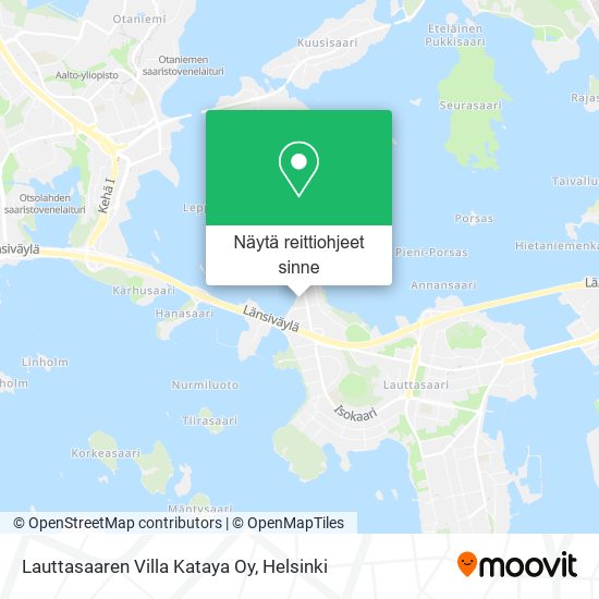 Lauttasaaren Villa Kataya Oy kartta