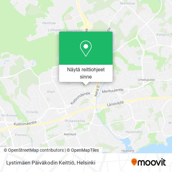 Lystimäen Päiväkodin Keittiö kartta