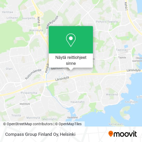 Compass Group Finland Oy kartta