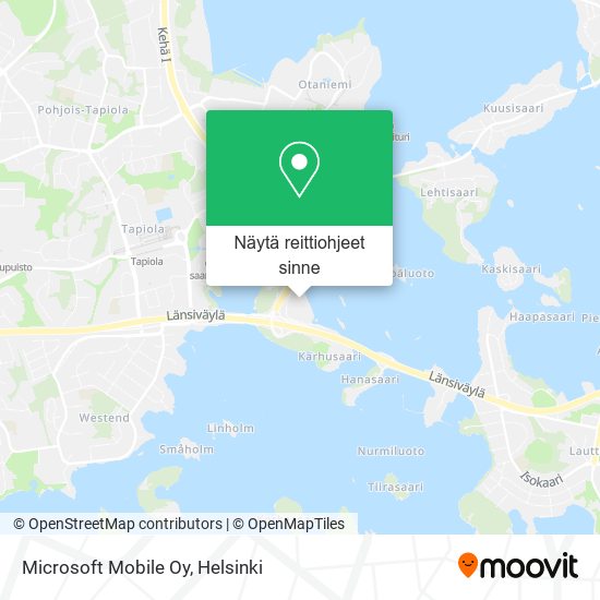 Microsoft Mobile Oy kartta